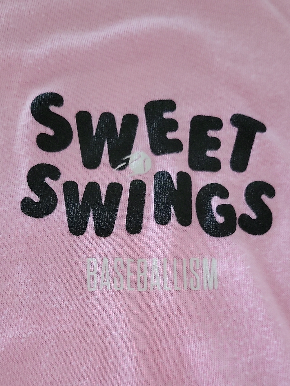 Sweet Swings Pink Graphic Tee